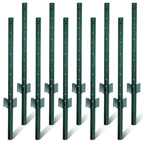 steel box section gate posts|6 foot galvanized fence post.